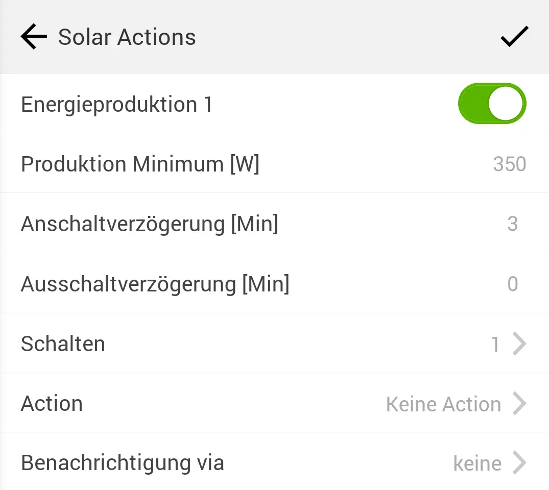 Solar Actions